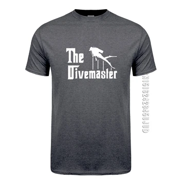Nový Divemaster Potápať T Shirt Mužov O-krku Krátky Rukáv Bavlna Potápanie T-shirts Muž Oblečenie