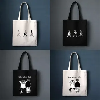 Dámske Kabelky Plátno Tote Bag Bavlnenej látky Ramenný Shopper Tašky pre Ženy 2020 Eco Skladacia Opakovane Nákupné Tašky s potravinami