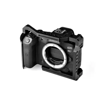 Yelangu C22 DSLR Fotoaparát Klietky pre Canon EOS R5 a R6 S Chladné Topánky & NATO Železničnej 1/4