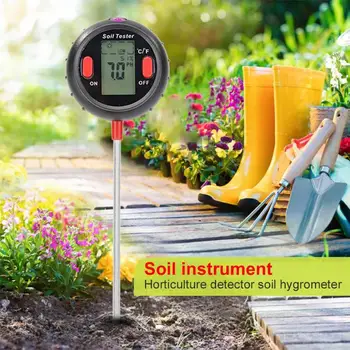 5 v 1 Digitálny PH Meter Vlhkosti Pôdy Monitor Pôdy, Teplota, Vlhkosť, PH Meter, Vlhkosti, Intenzity Osvetlenia Tester Pre Záhradu
