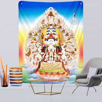 Gobelín Budhizmus Maľovanie Náboženstvo Indickej Ezoterike Nástenná Maľba Na Stenu Obývacia Izba Lacné Hippie České Mandala Dekor Veľkoobchod