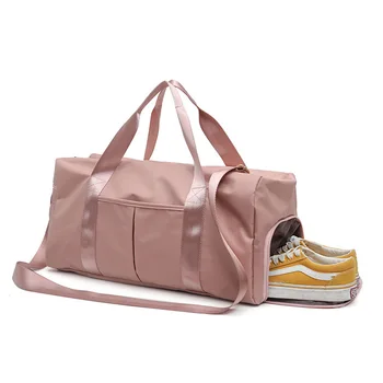 Športová taška Žien taška telocvični taška pre vzdelávanie trvel taška tanec tašky Multifunkčné fitness bag Veľkú Kapacitu, suché a mokré oddelenie