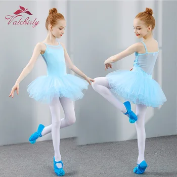 Nový Balet Tutu Šaty Dievčatá Tanečné Oblečenie Deti Školenia Soft Sukne, Kostýmy Gymnastika Nosiť Obleky