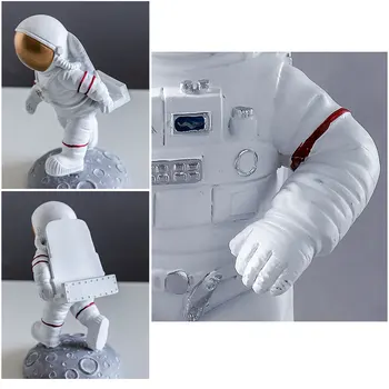 Astronaut Socha Telefón Skladovanie Držiteľa Spaceman Model, Smartphone Základný Stojan Tabuľka Desktop Dekorácie iPad, Držiak