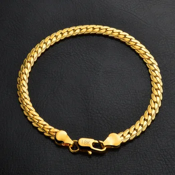 Módne Trendy Darčeky pre Mužov Strieborno Zlatú Reťaz Náhrdelník Náramky Luxus Šperky Set 2020 Nový Štýl