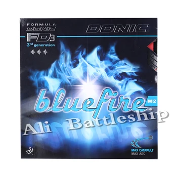 Donic Originálne Modrý oheň M2 Bluefire Pips-v MODREJ HUBKY Stolný Tenis Gumy Silné Točiť, Pupienky V Ping Pong Gumy
