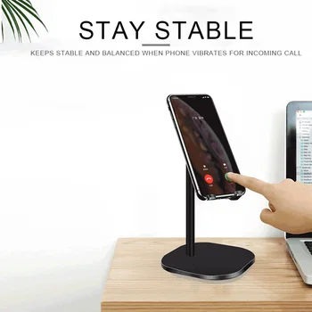 Univerzálny Stôl Mobilný Telefón Podporovať Stôl Mobilný Telefón Držiak Na Stojan Pre IPhone, IPad Nastaviteľné Kovové Ploche Tabletu Držiteľ