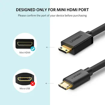 Dbg Mini kompatibilný s HDMI kábel Kábel Adaptéra 4K pre Raspberry Pi ZeroW Videokamera Mini Notebook kompatibilný s HDMI kábel Kábel Adaptéra