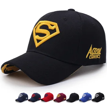 Nový príchod list superman spp bežné vonkajšie priedušná baseball čiapky pre mužov a ženy, dospelých snapback čiapky slnko klobúk