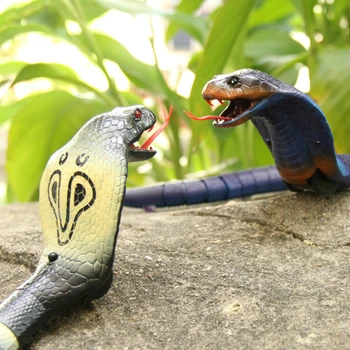 Had hračka cobra žart hračky relaxačná zábavný horor priateľmi stres odľahčovacia chlapci plnenie infračervené simulácia diaľkové ovládanie zvierat