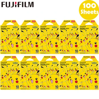 10-100 listy Fujifilm Instax Mini Pokemon Okamžité 10 Filmu pre Fuji 11 7 8 9 25 50. rokov 70 90 & SP-1 Tlačiareň