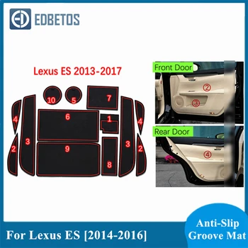 Dvere Groove Mat Pre Lexus ES ES250 ES300h ES350 2013 2016 2017 Príslušenstvo Styling XV60 250 300h 350 2016