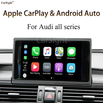 Bezdrôtové Apple CarPlay Android Auto Retrofit Súprava Pre Audi Q5 3G / 3G+ MMI Systému MuLtimedia Interface Auto Play Airplay iOS 13