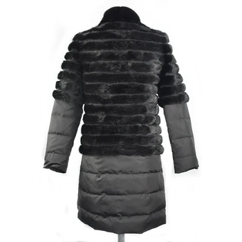 2020 nové reálne noriek kožušinový kabát odnímateľný, puzdro spodnej bunda, kabát transformovať vymeniteľné ženy prírodné kožušiny kabát hrubé teplé ulici