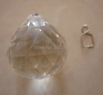Crystal Ball 300pcs/Veľa 30mm Sklo Tvárou Loptu Krištáľové Sklo Luster Časti Crystal Pre Luster Príslušenstvo Diely