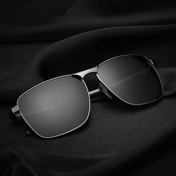 Originál Značky Dizajnér Dizajn slnečné Okuliare mužov Polarizované Oválne Big Box Slnečné Okuliare Proti Oslneniu Jazdy Okuliare Polazation Zrkadlá