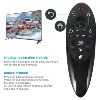 Nový Magic TV Remote Control LG AN-MR500 42/55GB6500 Smart Televízory UB UC ES Série LCD Televízie Nahradiť Radič 3D Funkcie