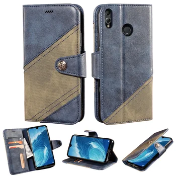 Telefón puzdro na huawei Honor 8X Max kožené peňaženky kryt flip shockproof ochranné knihy prípade pre huawei Honor 8X Max 360 bývanie