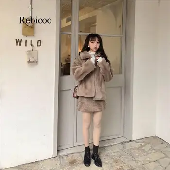 Hrubé Teplé Oblečenie Krátke Dievča Kabát Žien Jeseň A v Zime Nový Štýl Študentov Hong Kong Štýl