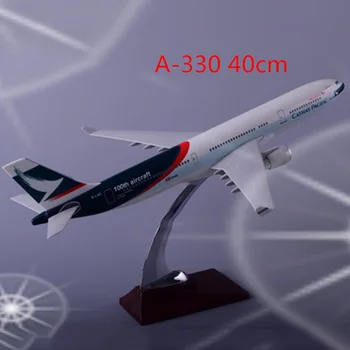 40 CM 1:172 Rozsahu Airbus CATHAY PACIFIC Airlines A330 lietadlo Leteckej model w base zliatiny lietadlo lietadlo zberateľskú