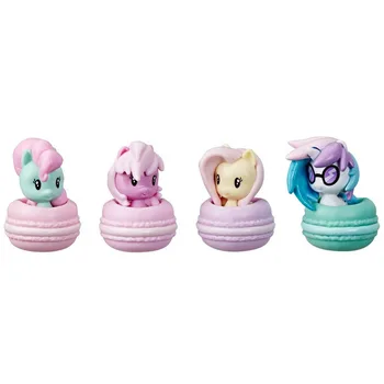 Hasbro Môj Malý Pony Bábika Macaron Akcie Obrázok Slepé Okno Hračky Deti s 4CM Darček