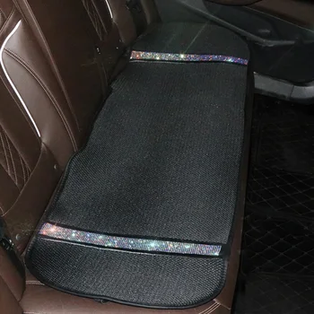 Letné auto sedacia podložka priedušný poťah mat pre Auto Dodáva So Špeciálnymi bling kamienkami