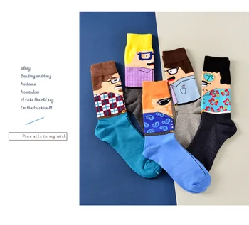 Ponožky Nevidiacich Box 10 Párov v Radom Farba kvalitné Značky Bavlnené Ponožky pre Mužov Prekvapenie Cenu