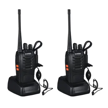2 ks VHF/UHF Baofeng BF-888S Prenosný FM Vysielač Nabíjateľná Walkie Talkie vo Dvoch Významoch 5W 2-pásmový Ham Rádio Comunicador