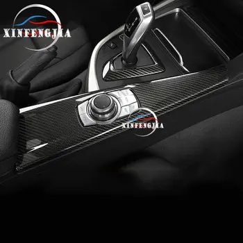 Pre BMW 3 4 Série F30 Reálne Uhlíkových Vlákien Center, Ovládací Panel/Gear Shift Panel /Vnútorné Dvere, Rukoväť/Ovládanie Multimédií Kryt Výbava