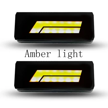 1 dvojica LED Predné Ukazovateľ Polohy Park Svetlo Bočné Obrysové Svietidlo Amber Vodotesný pre Lada Niva 4x4 Lada 4x4 Mestského Auta, Predné