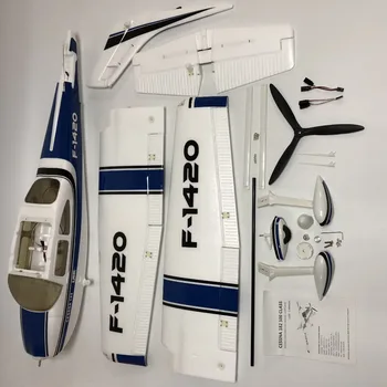 RC Hračky Rovine EPO Cessna 182 1410mm rozpätie krídel 6ch S Klapkami a Led Svetlo PNP