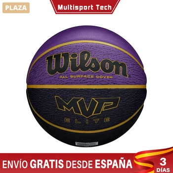 WILSON MVP Elite 7-5 basketbal, vysoko kvalitné gumené, vnútorné a vonkajšie tréning, Lopta, kôš, muž a žena