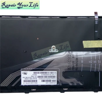 AZERTY FR prenosných počítačov Pre HP Zbook 15 G3 17 G3 francúzsky s podsvietená klávesnica čierna sivá rám 848311 051 PK131C32A14 predaj