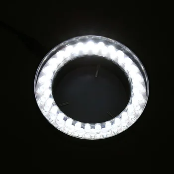 60 LED Nastaviteľný Krúžok Svetlo osvetľovač, Lampy, STEREO ZOOM Mikroskopom