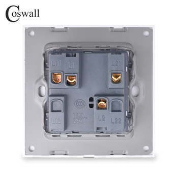 Coswall Opony Prepnite vypínač Pre Elektrické Opony Zdvíhacie Zariadenia 4D Razba Retro Zliatiny Zinku Kovový Panel