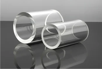 Borosilikátového skla stĺpec, Borosilikátového skla trubice, Výška 200 mm, Hrúbka 5 mm a 7 mm alebo 10 mm