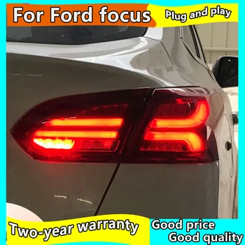 Auto Styling pre Ford Focus zadné Svetlá-2018 Focus Sedan LED Chvost Lampa LED DRL Signál Brzdy Zadnej auto Príslušenstvo