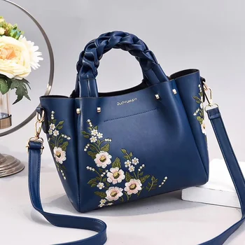 Značkové Kabelky PU Kožené Kvetinový Malé Dámy Strane tašky, Módne, Luxusné Značky Shoulde Messenger Tote Tašky Pre Ženy 2020 Sac