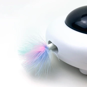 Elektrické Cat Hračka Smart Provokujúcej Stick Hry Spinning Gramofón, Automatické Čistenie Mačiatko Vlasy, Zvieratko, Interaktívne Dary