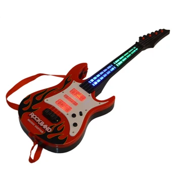 New Horúce Rocková Kapela Hudba Elektrická Gitara 4 Reťazce Deti Hudobné Nástroje Vzdelávacie Hračky Pre Deti Darček K Narodeninám