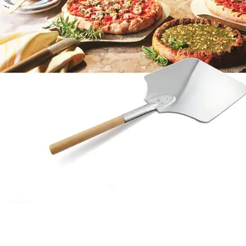 Pizza Lopatu 58 56 66 cm, Hliníkové Pizza Kôra Lopatu s Drevenou Rukoväťou, Tortu, Lopata na Pečenie Nástroje Syr Fréza Peelingy Tool55#