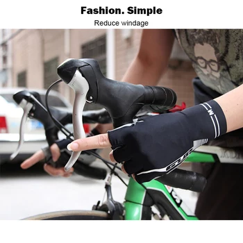 HSSEE úradný autentické cyklistické rukavice priedušná elastická Lycra cyklistické rukavice non-slip šok absorpcie športové rukavice na koni