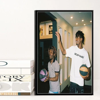 Playboi Carti & Lil Uzi Vert Rap, Hip Hop Spevák Plátno Maľovaní Plagátov Vytlačí Wall Art Obraz Obývacia Izba Domova Cuadros