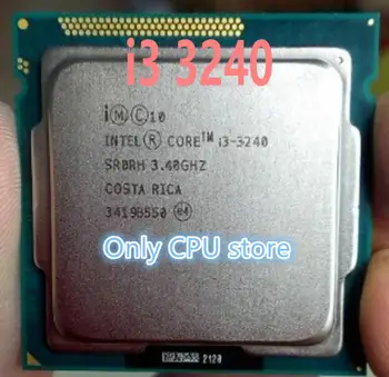 Lntel I3-3240 i3 3240 CPU 3.4 GHz, 3 M LGA1155 55W ploche Dual Core SR0RH CPU (pracovné Doprava Zadarmo)