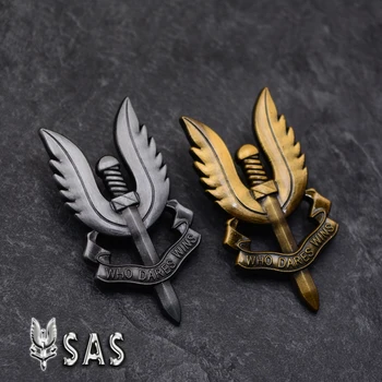 SAS British Army Special Force Air Service, Kto sa Odváži Výhry Kovové Odznak Vojenskej Brošňa Pin