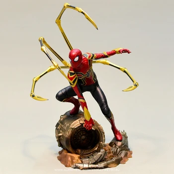 Disney, Marvel Avengers Spider Man 18 cm Akcia Obrázok Modelu Anime Mini Dekorácie Zber Figúrka Toy model pre deti darček