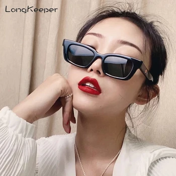 Nový Módny Malý Štvorec slnečné Okuliare Pre Ženy, Luxusné Značky Vintage Plastové Slnečné Okuliare UV400 Oculos Lunette De Soleil Femme