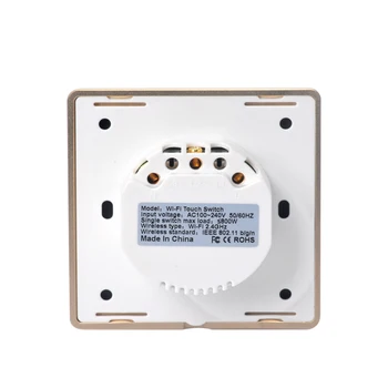 EÚ Zigbee Dotykový Spínač Smart Home Switcher Svetlo Prepínače Nula FireWire Kontroly Swtiched s Domovská stránka Google Alexa Hliníkového Plášťa