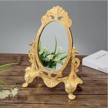 Európska starožitné zrkadlo espejos porovnanie zrkadlo na líčenie pre márnosť tabuľka make-up tabuľky dekoratívne zrkadlo pre domáce dekorácie J028