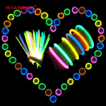 Kreatívne Žiary Stick 50pcs Veľkoobchod Svietiť Svetlo Bohatý Palice Náramok Flexibilné Ohyb Svetla Multi Farebné Neon Nálepky Strany